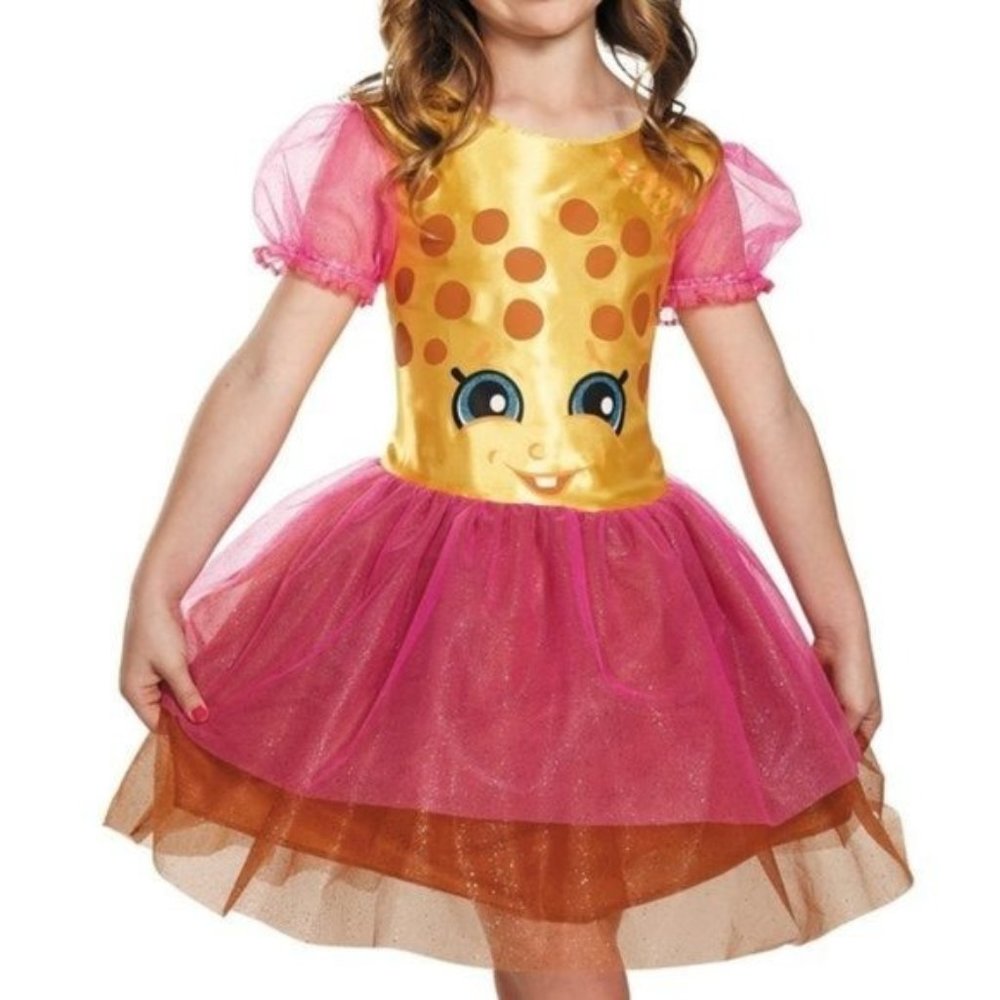 Shopkins Kookie Cookie Kids Tutu Dress Costume NEW Size 7-8 NWT